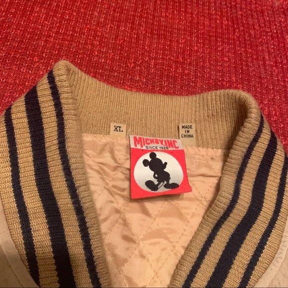 VINTAGE Mickey Mouse Leather Jacket - Picture 7 of 7